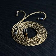 Xinhs g21 4-adriges Gold-Silber-Mischkristall-Kupfer-Hifi-Audio-Kopfhörer kabel