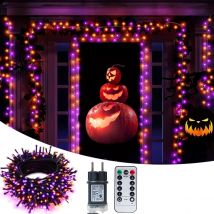 LED Purple Orange Halloween String Lights Fairy Lights Outdoor For Terrace Garden Street Home Christmas New Year Party Decor