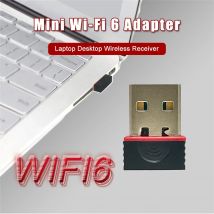 Ricezione segnale di rete WIFI 6 Mini adattatore Wi-Fi senza driver per PC Computer da tavolo Scheda di rete 2.4G USB Plug and Play