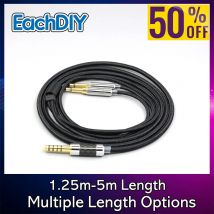 Cable OFC de nailon para auriculares súper suave para Hifiman Sundara Ananda HE1000se V2 HE6se V2 V3 he400se Arya He-35x Edition XS LN007533