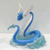 Figurka Anime Pokémon Dragonair Figurka Akcji Fioletowy Gadżet Anime Samuel•Oak Kawaii Dekoracja Biurka Zabawka Kolekcjonerski Model Prezent