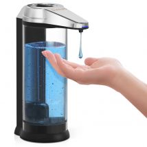 SVAVO Dispenser automatico di sapone Touchless Dosaggio liquido Dispenser di sapone da appoggio regolabile da parete per bagno cucina