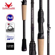 PURELURE SHARPEN Esca morbida Spinning e Casting lunghe XF/MF Canne d'azione Componenti FUJI Canna da luccio per spigola Canna da pesca Mulinello da spinning