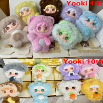 Hot Genuine Yooki Bite A Bear Blind Box Yooki V4 V10 Enamel Plush Cute Doll Bag Keychain Pendant Birthday Friend Gift Plush Doll