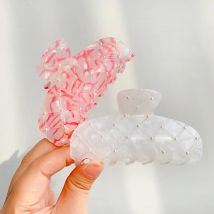 Haarklammer im französischen Stil, mit Perlen besetzte Hai-Clips, elegante Haarklammern, edle Haarklammern, vielseitige Clips, Zubehör für Frauen