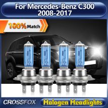 6000K Super Weiß Halogen Scheinwerfer Lampen 200W High Power Auto Scheinwerfer 12V Für Mercedes-Benz C300 2008-2013 2014 2015 2016 2017