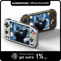 Anbernic RG 477M Retro Handheld Game Console 4.7-inch Touchscreen RGB Android 14 Dimensity 8300 CNC Aluminum Alloy Game Player