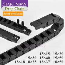 Startnow Kunststoff-Kabelketten, halbgeschlossene Schleppkette, Drahtträger mit Endanschlüssen für CNC-Fräsmaschinen-Werkzeugteile
