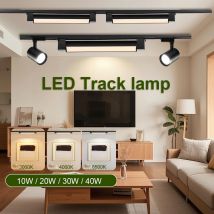 Rail lighting spot light 220V rail led Track light ceiling track lamp 40W Floodlight for Industrial Lighting home lighting shop