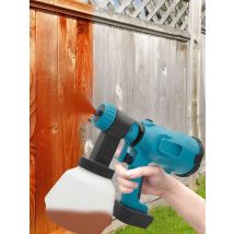 Cordless Paint Sprayer compatible with Makita 18V 2x3.0Ahpcs Batteries Paint Sprayer 1000ml Tank for Walls Ceilings, Fence, Wood