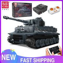 Form King 20014 zabawki militarne APP & RC zmotoryzowany Model Tiger Tank montaż techniczny samochód klocki do budowy prezenty świąteczne dla dzieci