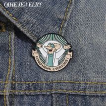 Cartoon Anime Film Charakter Emaille Pins Benutzerdefinierte Gute Nachrichten Jeder Broschen Rucksack Hemd Revers Abzeichen Schmuck Geschenk für Freunde