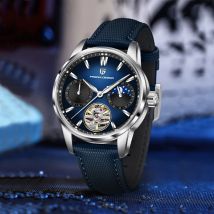 2025 New PAGANI DESIGN Mens Watches Tourbillon Mechanical Wristwatch Moon Phase Automatic Watch Men AR Sapphire Waterproof Clock