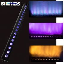 SHEHDS 18x18W RGBWA+UV LED Wall Wash Bar DMX512 Controllo linea per effetti di illuminazione di nozze su palcoscenici dinamici