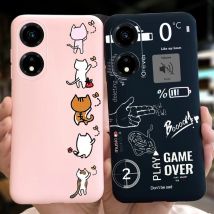 Für Honor X5 Plus Fall WOD-LX1 WOD-LX2 Nette Blume Liebe Muster Candy Farbe Weiche Silikon Telefon Zurück Abdeckung Für Honor X5Plus 4G