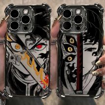 Hot Anime Demons Slayers Überzug Fall Für Samsung S24 S23 S22 S21 S20 Note20 Plus Ultra Lite 5G stoßfest Anti-Fall Rüstung Abdeckung