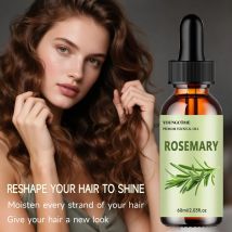 YOUNGCOME Natural rosemary essential oil,Repairs Damaged Hair Improves Quality Moisturizes Hair Care oil suitable fo hair,body