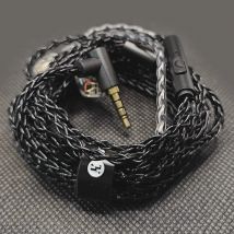 JCALLY JC08S 8 Shares QDC 2Pin 0.78mm MMCX Earphone Upgrade Cable with Mic for KZ EDX Pro ZSN PRO X ZST PRO X ZSX PRX Castor ZSN