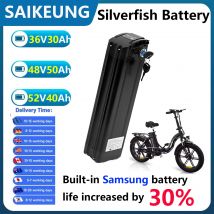 batterie vélo électrique SilverFish 36v48v52v60v72v 60 20ah 24 30 45ah 50ah 2000w batteria per bici elettrica HITWAY BK6S COLORWAY