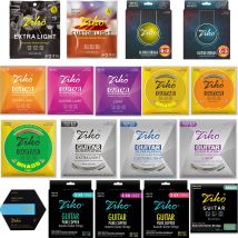 ZIKO Struny do gitary akustycznej Stal węglowa Sześciokątny stop Początkujący Profesjonalna praktyka Struny do gitary ludowej Akcesoria gitarowe