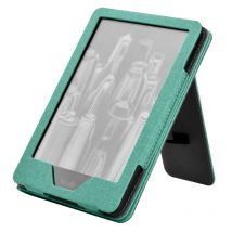 Fabric Premium Stand Smart Case for Kindle Paperwhite 12/11/10/7/6/5th Magnetic Slimshell Cover with Card Slot and Hand Strap