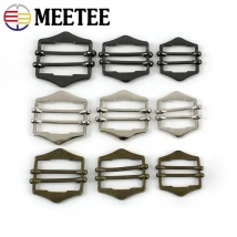 5/10/20 Pz 20/25/30/40mm Fibbia In Metallo Zaino Doppio Pin Cursore Gancio Tessitura Fibbie di