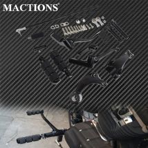 Motorrad schwarz vorwärts steuert komplette Kit Heringe Hebel gestänge für Harley Sportster xl883 xl1200 2004-2013 2014-2022