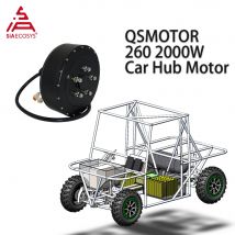 QS Motor QS260 2000W 35H V1 13*4,0 Zoll Einzelwellen-Nabenmotor 48V 650RPM für Elektro-Dreirad und Auto