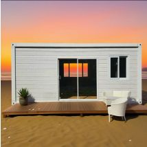 Nowoczesny 20-stopowy dom kontenerowy Tiny House, prefabrykowany dom z kontenerów, domy prefabrykowane z kontenerów