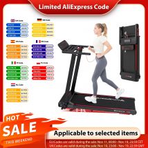 Tapis roulant elettrico pieghevole CITYSPORTS PRO con inclinazione - Velocità massima 12 km/h, controllo app intelligente, display a LED