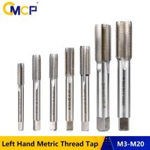 CMCP 1pc M2-M20 Macchina per la mano sinistra Rubinetto per filettatura Macchina in acciaio HSS Rubinetto per vite in metallo Foro per trapano Rubinetto per filettatura metrica