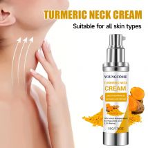 Kurkuma-Hals-Feuchtigkeitscreme mit Retinol, die die Haut strafft und verjüngt, lindert effektiv Feuchtigkeit