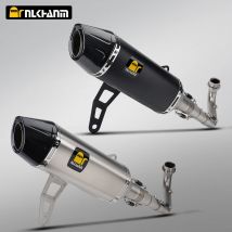 Zontes 368G 368E 2024 Motorrad-Auspuff aus Edelstahl GP-Project mit Carbon-Endrohr Rome Schalldämpfer