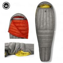Śpiwór puchowy AEGISMAX Dusk Ultralight 4 ℃ -2 ℃   Wodoodporny śpiwór turystyczny typu mumia 800FP z nylonu 7D, idealny na wędrówki i do użytku na zewnątrz.