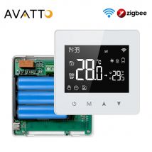 Inteligentny termostat AVATTO Tuya WiFi/ZigBee, regulator temperatury kotła gazowego o niskim poborze mocy dla Alexa Google Home Alice