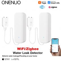 WiFi/Zigbee Wasser Sensor Tuya Leckage Alarm Flut Leck Detektor Smart Home Leben APP Wasser Alarm Überlauf Alarm sicherheit System