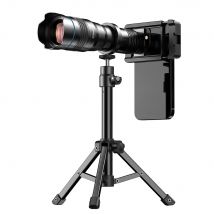 Apexel neues Metall 36x Telezoom Objektiv mit Stativ Universal Clip Teleskop für iPhone Samsung Smartphones für Camping Wandern