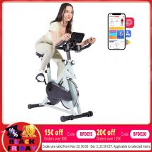 Superun Cyclette con controllo magnetico Porta tablet di grandi dimensioni Sedile comodo Bici da ciclismo per interni Bici da fitness cardio
