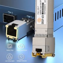 10G SFP+ do RJ45, SFP+-T, 10GBase-T, 30M, miedziany moduł SFP 10G do przełączników Cisco, Mikrotik, TP-Link, Zyxel/HORACO/Unifi