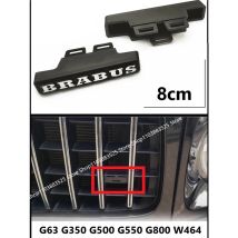 8 cm Auto-Frontgrill, modifiziertes Emblem-Abzeichen für BRABUS G-Klasse G63 G350 G500 G550 G800 W464, modifiziertes Abzeichen-Zubehör