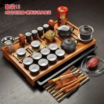 Chinesisches Kung-Fu-Teeset, Trinkgeschirr, lila Ton, Keramik, Binglie, drei Optionen,