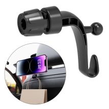 17mm Ball Head Base for Car Back Seat Headrest Cellphone Holder Mount Universal Car Rear Pillow Phone Stand Accessories