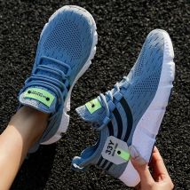 Herren-Laufschuhe, hochwertiges, leichtes Mesh-Design, atmungsaktiv, bequem, rutschfeste Sohle, Leichtathletik-Laufschuhe zum Schnüren
