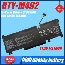 Batteria per laptop BTY-M492 da 11,4 V 53,5 WH per Pulse Katana GF66 GL66 GL76 MSI Sword 15 A11UE A11UD