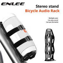 ENLEE Supporto per borsa da bici Supporto audio per bicicletta multifunzione facile da installare Supporto per tubo superiore forcella anteriore per bottiglia Supporto per borsa da bicicletta