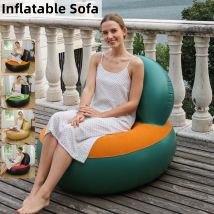 Aufblasbare Stühle für Erwachsene, aufblasbarer Liegestuhl, aufblasbares Lazy Sofa, zusammenklappbarer tragbarer aufblasbarer Luftstuhl für das Wohnzimmer