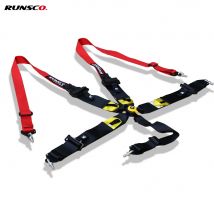 Verstellbarer 5-Punkte-Gurt, sicherer Schultergurt, Camlock-Rennsicherheitsgurt mit Schnellverschluss, 5,1 cm + 7,6 cm breiter Riemen