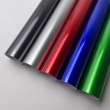 Pellicola avvolgente metallica in vinile lucido Candy Rosso Blu Grigio Argento Adesivo adesivo per moto impermeabile per decalcomanie per accessori auto