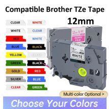 TZE 12mm tze231 tze335 tze631 tz131 MQP35 taśma laminowana kompatybilna z Brother Ptouch PT-H110