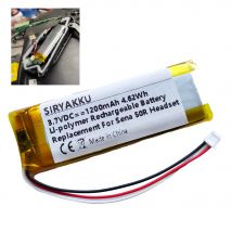 1200mAh 3,7 V Li-Polymer-Batterie Ersatz für Sena 50r, 50r-01, 50r-01d Motorräder Bluetooth-Headset Reparatur batterien
